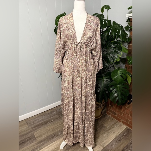 VICI beautiful maxi dress with ties chest size XS (photo #2 is true color) - Picture 10 of 12